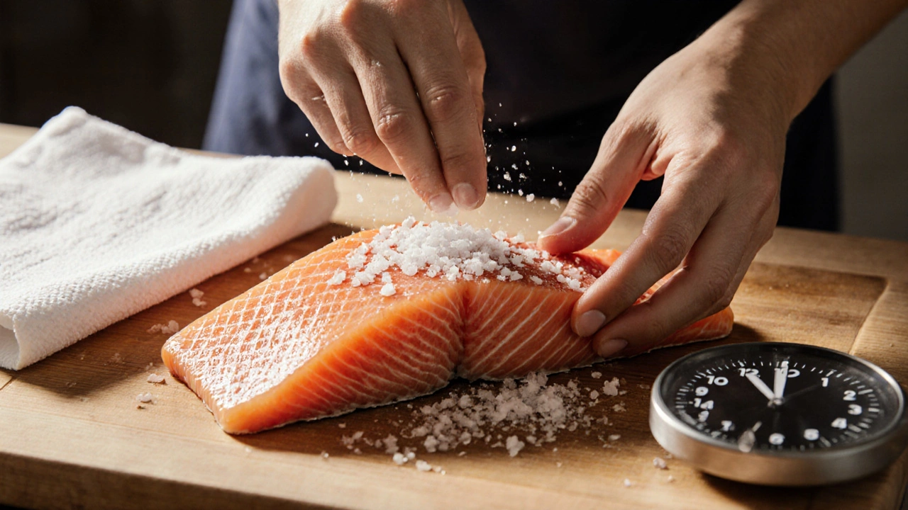 Когда нужно солить рыбу перед жаркой - правильное время и как это влияет на вкус