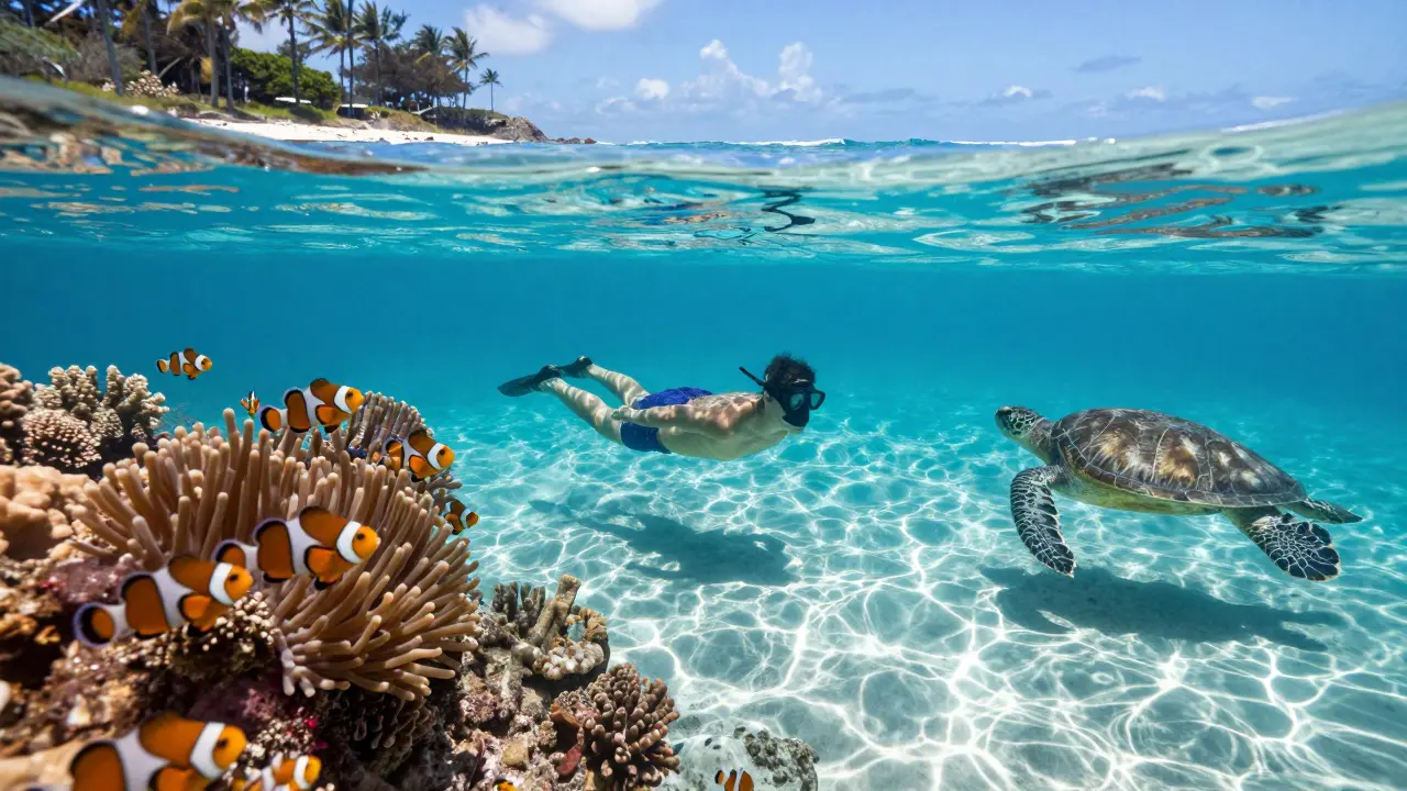 Где в мире лучший снорклинг с берега: топ-7 мест для ныряния с маской и трубкой