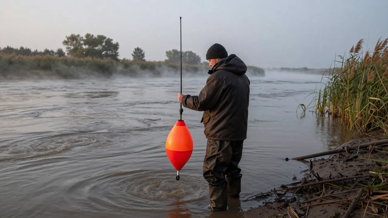 Какой цвет поплавка лучше виден на воде?