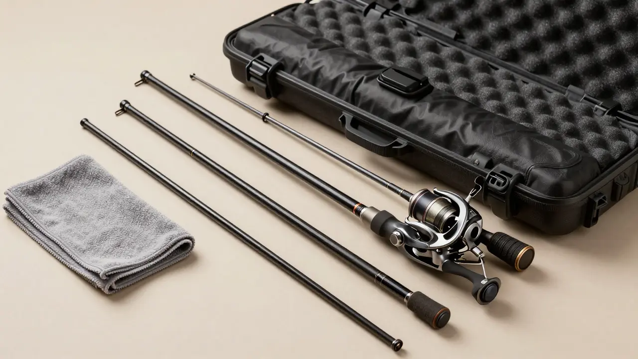 Правильное хранение спиннинга в защитном тубусе