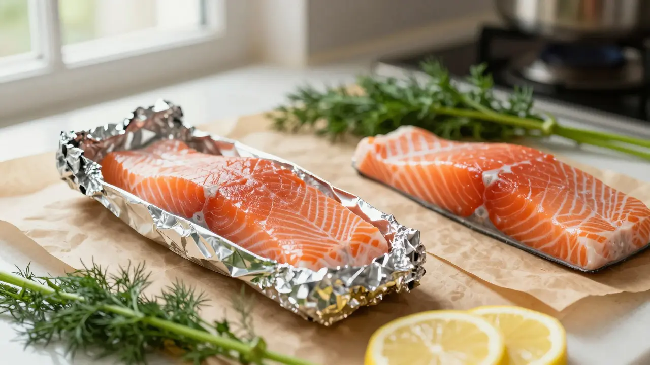 Рыба в фольге или пергаменте: что вкуснее, сочнее и полезнее?