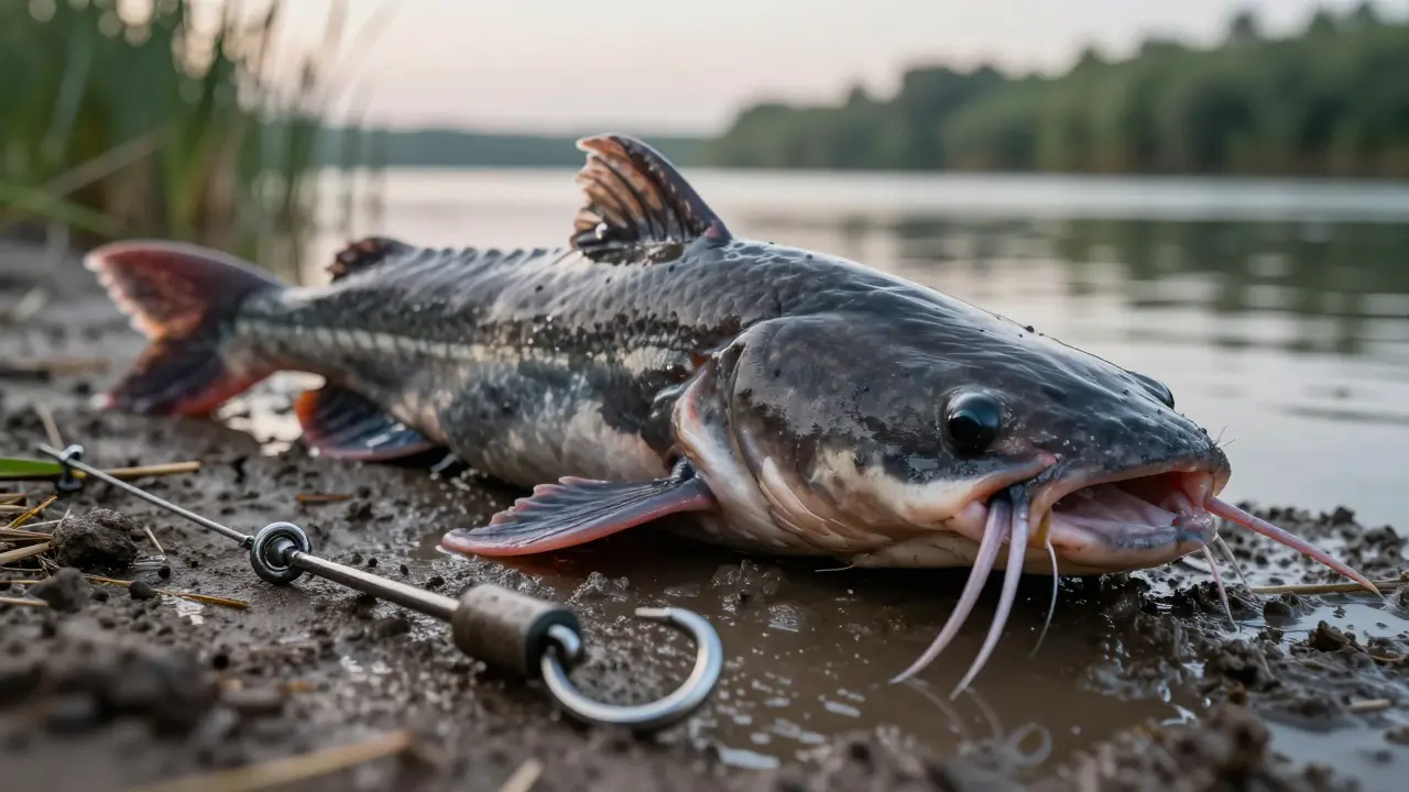 Выбор крючка для ловли сома: размеры, форма и рекомендации